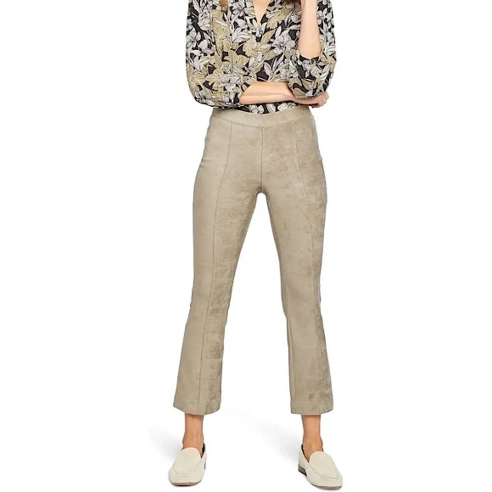 NYDJ Faux Suede Pull-on Bootcut Pants